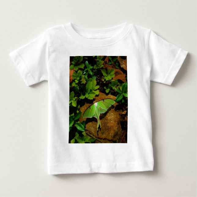 Giant Green Luna moth Baby T-shirt (Vorderseite)