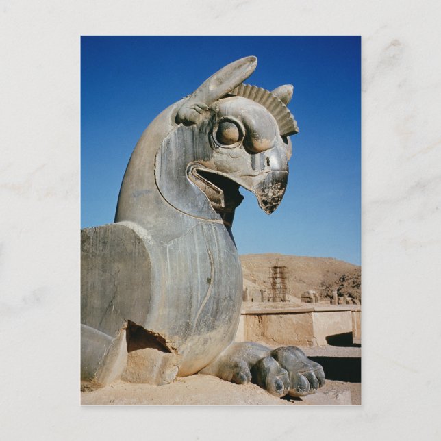Giant griffin, Persisch, c.516-465 v. Chr. Postkarte (Vorderseite)