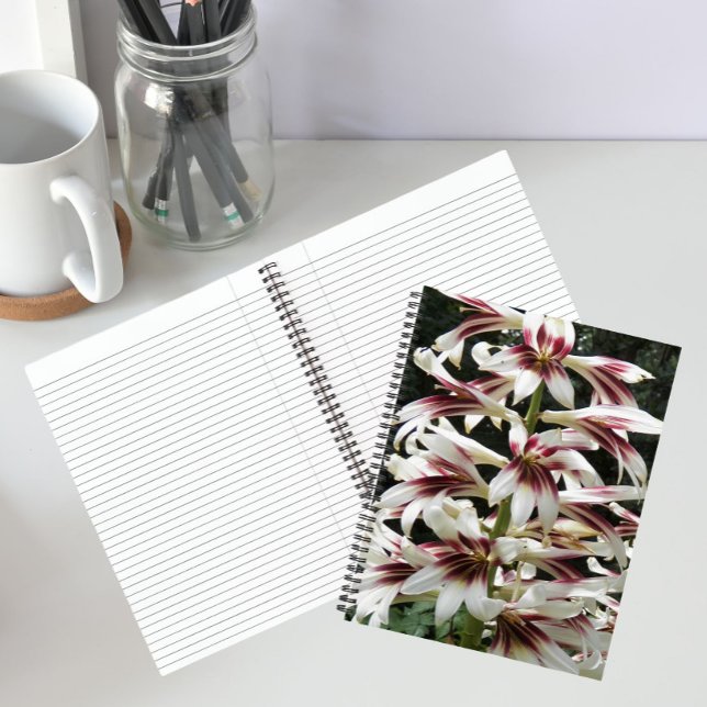 Giant Himalayan Lilies Floral Notebook Notizbuch (In Situ)