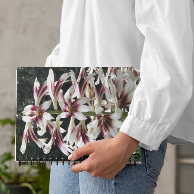 Giant Himalayan Lilies Floral Notebook Notizbuch (In Situ)