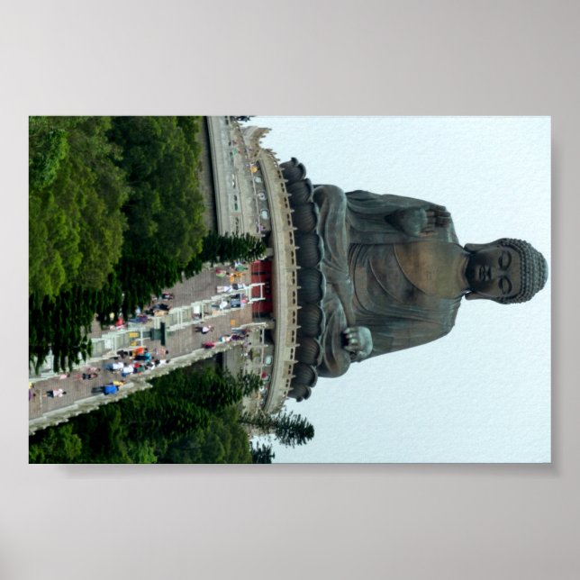 Giant Hong Kong sitzend Buddha Poster (Vorne)