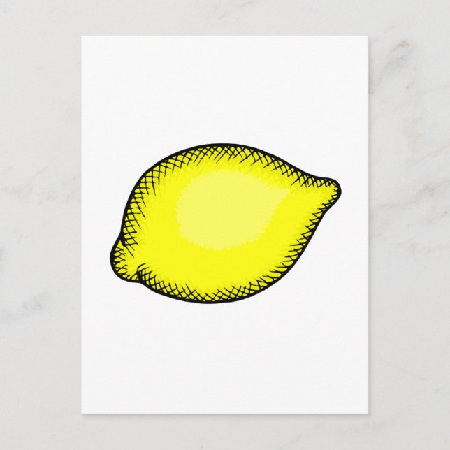 Giant Lemon Postkarte (Vorderseite)