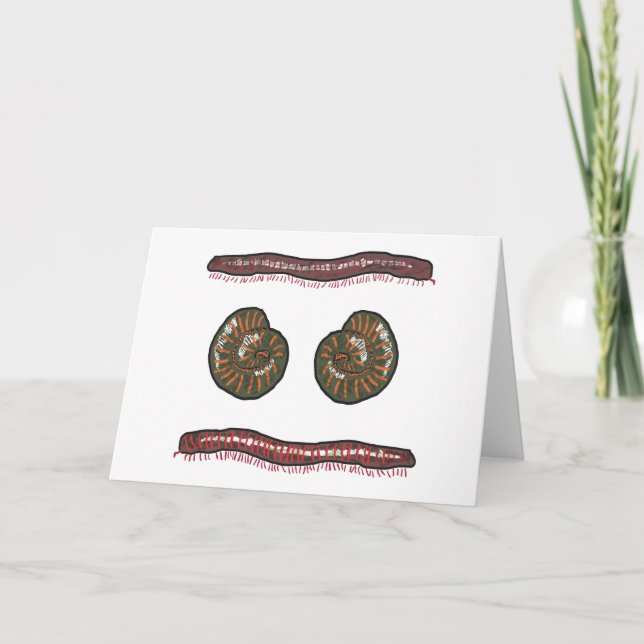 Giant Millipede Karte (Vorderseite)