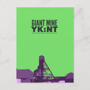 Giant Mine YK:NT Postkarte