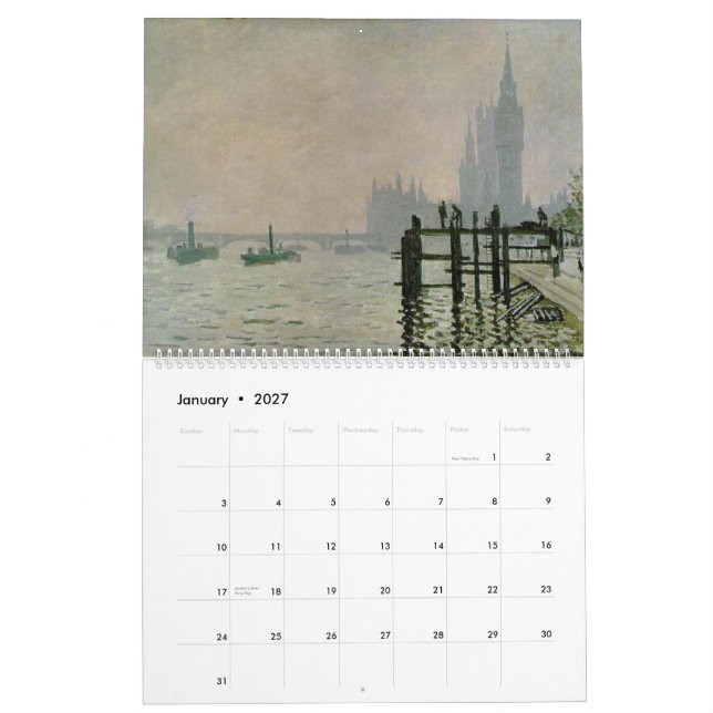 Giant Monet 2015 Kalender (Jan 2027)