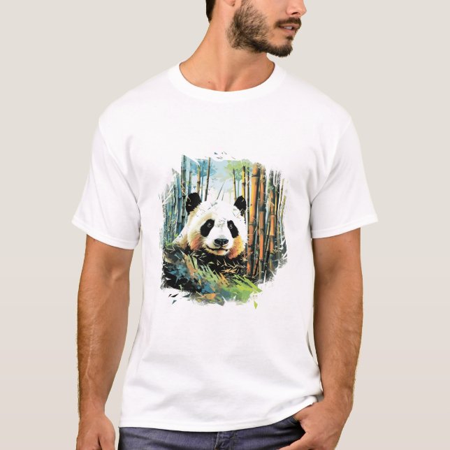 Giant Panda Animal World Wildlife Beauty Discovery T-Shirt (Vorderseite)