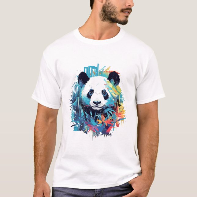 Giant Panda Animal World Wildlife Beauty Discovery T-Shirt (Vorderseite)