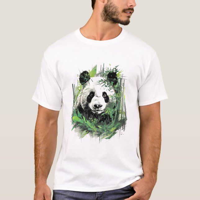 Giant Panda Animal World Wildlife Beauty Discovery T-Shirt (Vorderseite)