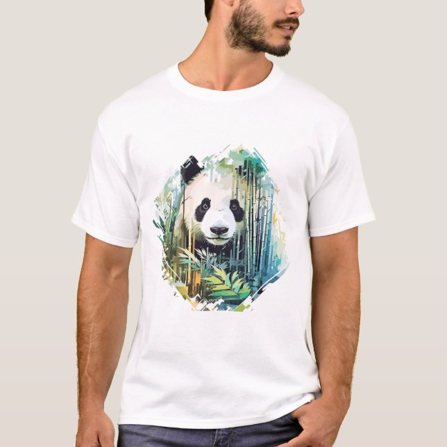 Giant Panda Animal World Wildlife Beauty Discovery T-Shirt (Vorderseite)