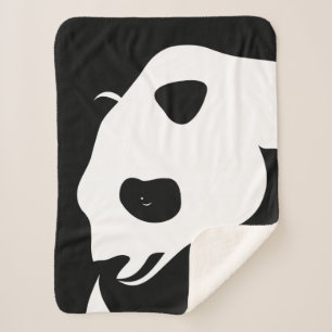 Giant Panda Bear Sherpa Blanket Sherpadecke