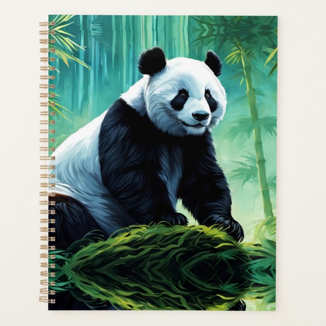 Giant Panda im Bamboo-Wald Planer (Vorderseite)
