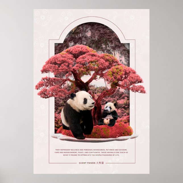 Giant Panda Poster (Vorne)