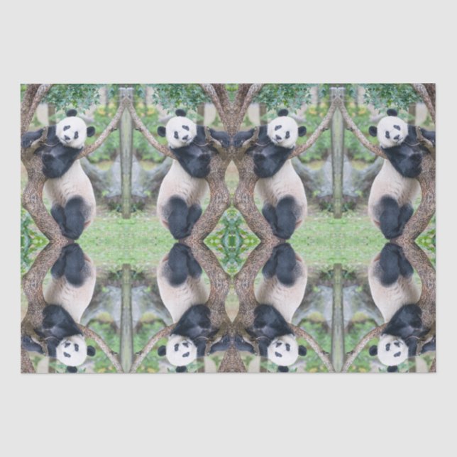 Giant Panda Tissue Paper / Decoupage Paper Seidenpapier (Vorderseite)