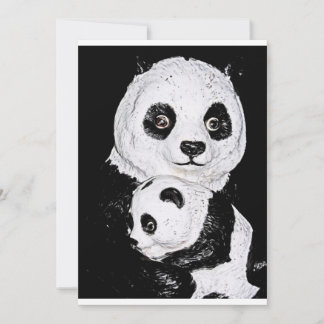 Giant Panda und Cub