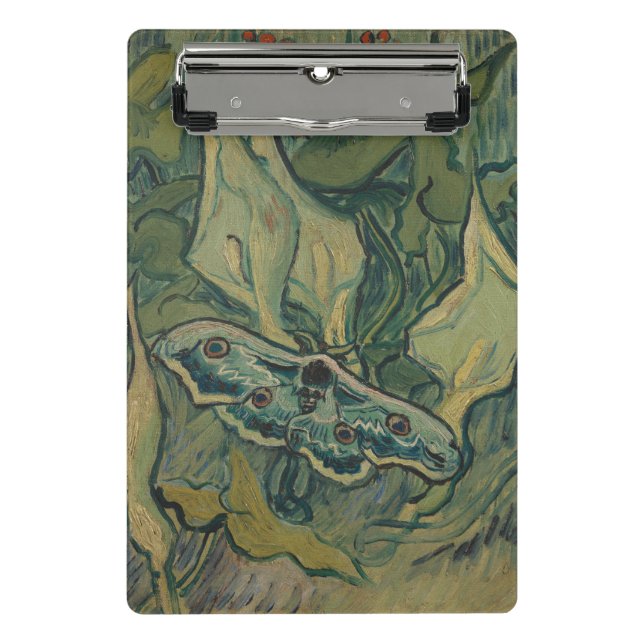 Giant Peacock Moth (1889) von Vincent van Gogh Mini Klemmbrett (Vorderseite)