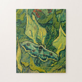 Giant Peacock Moth, 1889 von Vincent van Gogh Puzzle