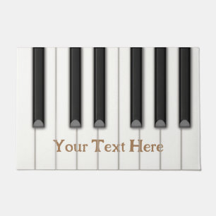 Giant Piano Keys Personalizable in 4 Farben 24x36 Fußmatte