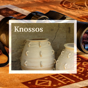 Giant Pithoi, Minoan Palace, Knossos, Kreta Postkarte