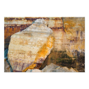 Giant Rock Slab, Pictured Rocks NL, Michigan Fotodruck