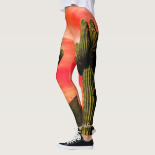 Giant Saguaro Cactus, Leggings, Personalisierte Na Leggings