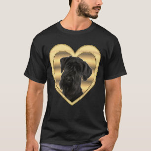 Giant Schnauzer Dog Heart Giant Schnauzer 2 T-Shirt