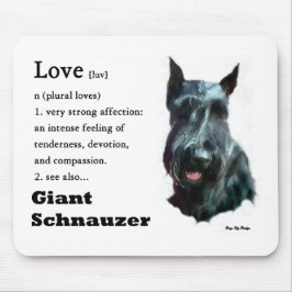 Giant Schnauzer Gaben Mousepad