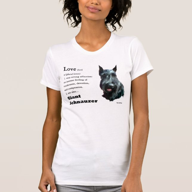 Giant Schnauzer Gaben T-Shirt (Vorderseite)