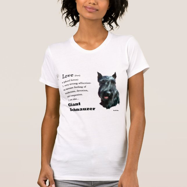Giant Schnauzer Gaben T-Shirt (Vorderseite)