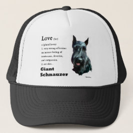 Giant Schnauzer Gaben Truckerkappe