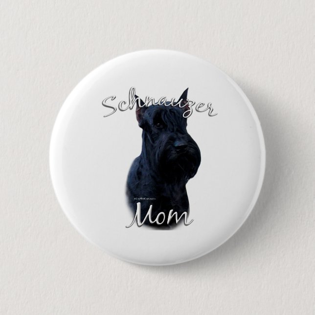 Giant Schnauzer Mama 2 Button (Vorderseite)