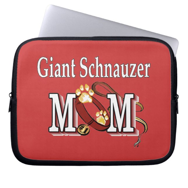 Giant Schnauzer Mama Geschenke Laptopschutzhülle (Vorderseite)