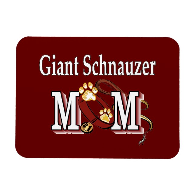 Giant Schnauzer Mama Geschenke Magnet (Horizontal)