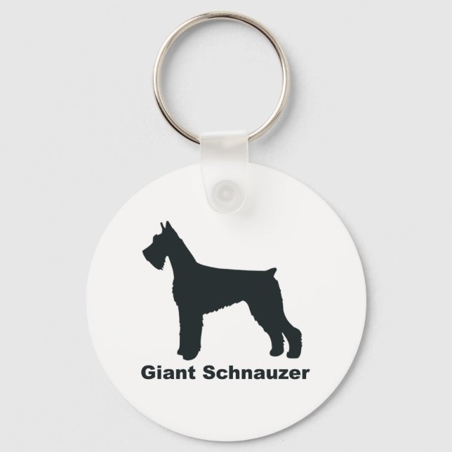 Giant Schnauzer Schlüsselanhänger (Vorderseite)