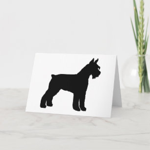 Giant Schnauzer (schwarz) Karte