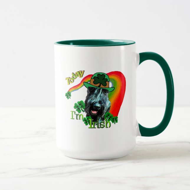 Giant Schnauzer St Patricks Day Tasse (Rechts)