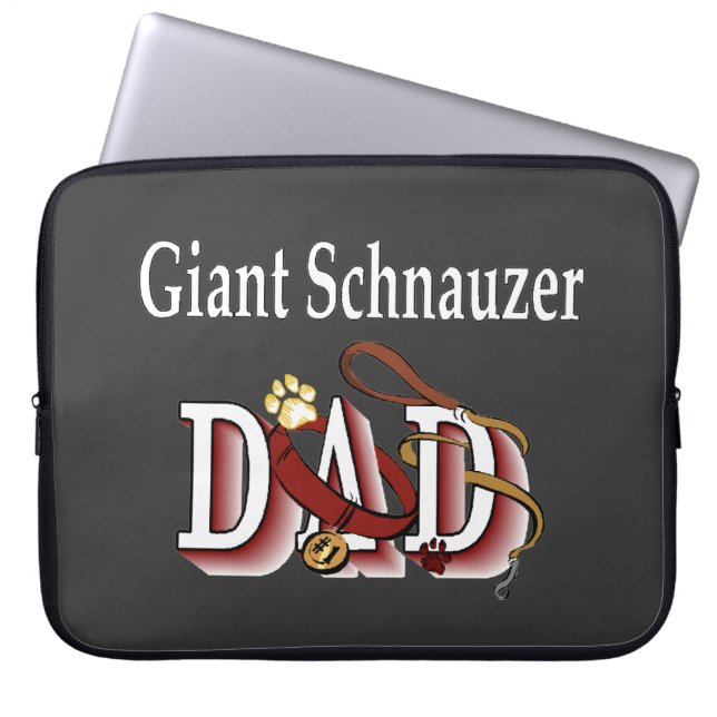 Giant Schnauzer Vater Geschenke Laptopschutzhülle (Vorderseite)