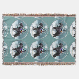 Giant Schnauzer Weihnachten Decke