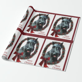 Giant Schnauzer Weihnachten Geschenkpapier