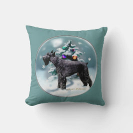 Giant Schnauzer Weihnachten Kissen