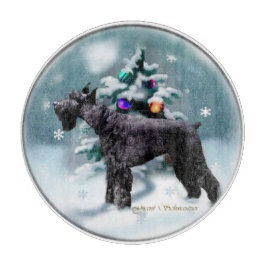 Giant Schnauzer Weihnachten Schneidebrett
