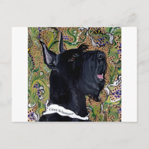 Giant Schnauzers Postkarte