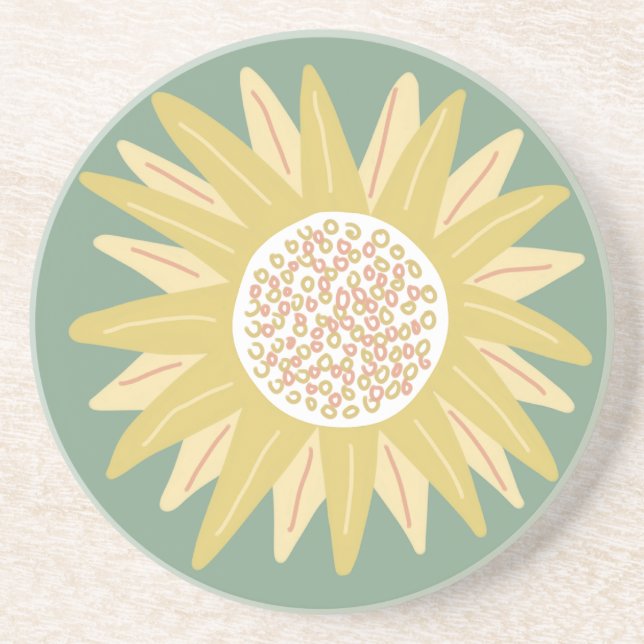 Giant Sunflower Getränkeuntersetzer (Vorne)