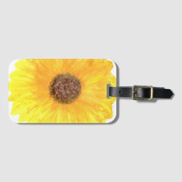 Giant Sunflower  Luggage Tag Gepäckanhänger