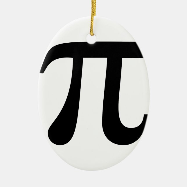 Giant-Symbol "Pi" Keramikornament (Vorne)
