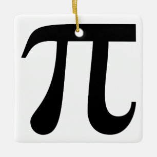 Giant-Symbol "Pi" Keramikornament