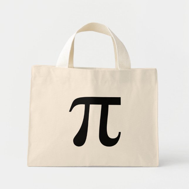 Giant-Symbol "Pi" Mini Stoffbeutel (Vorne)