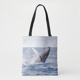Giant Whale Jumps Out Of Ocean