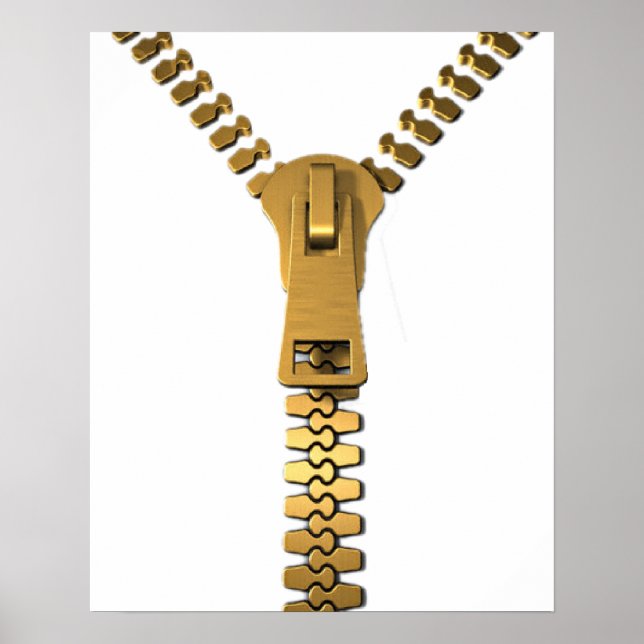 Giant Zipper Poster 16x20" (Vorne)