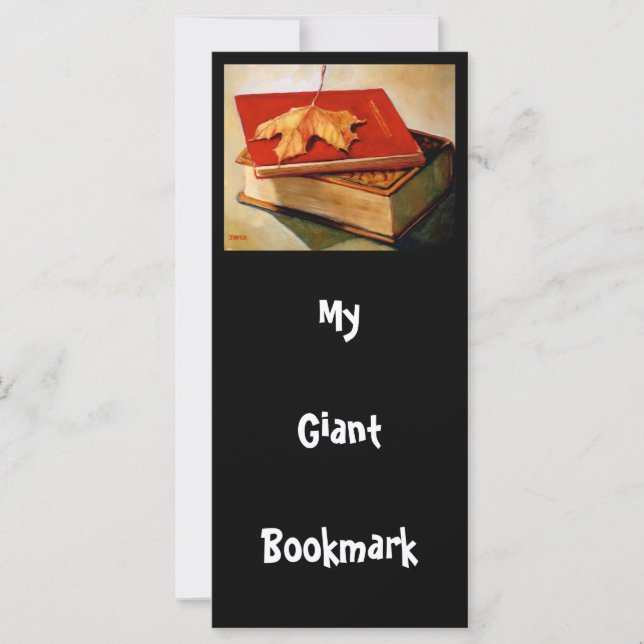 GIANTES LESEZEICHEN: ART: BÜCHER: LEAF (Vorderseite)