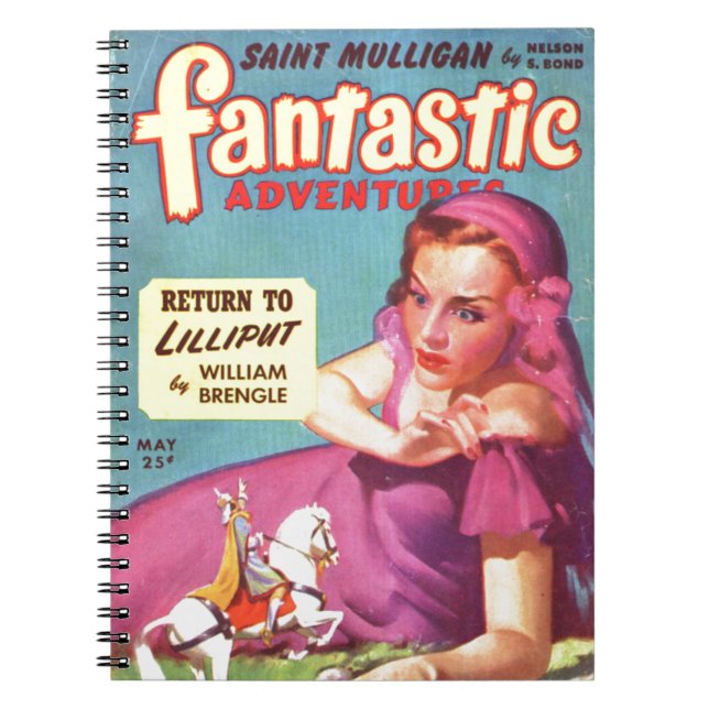 Giantess in einem Lavendel Kleid Notizblock (Vorderseite)